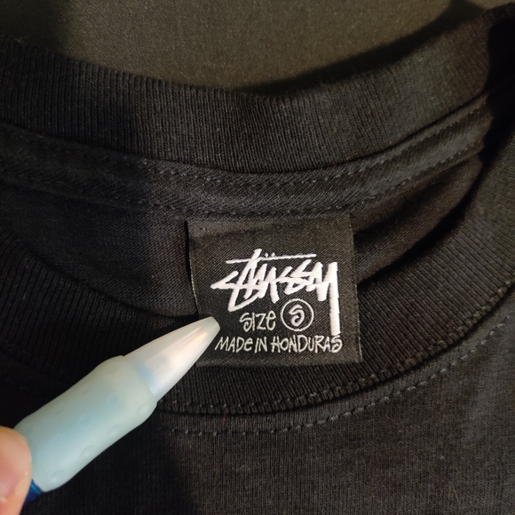 Stussy Diced Black Tee - Picture 3 of 4
